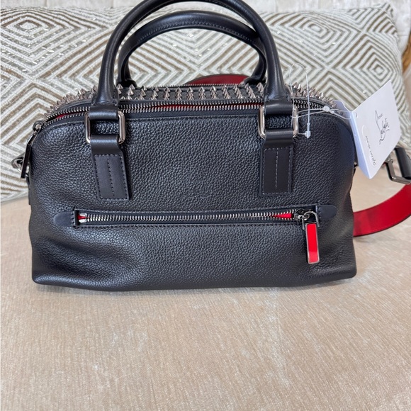 Christian Louboutin Funky Empire Leather Black Handbag - Picture 3 of 16
